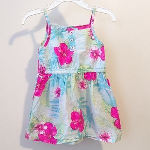 Carter's 18 Month Hawaiian Flower / Hibiscus flower dress